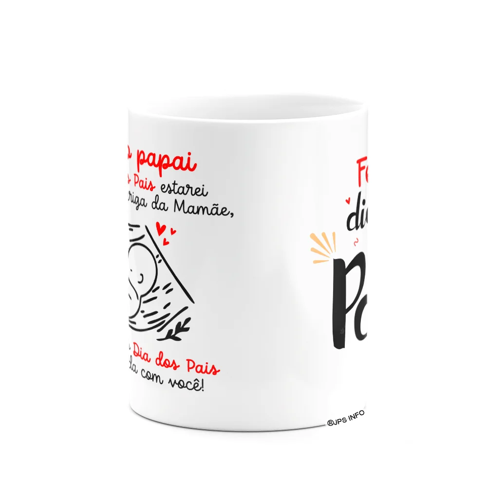 Imagem 2 de 3 do produto Caneca Dia Dos Pais - Querido Futuro Papai De Menina - M2