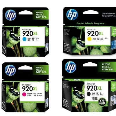 Cartucho De Tinta Hp 920xl Kit 4 Cores Preto, Magenta, Ciano, Amarelo | Officejet 6000 6500 7000 7500