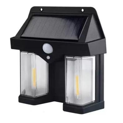 Luz De LED Arandela Solar Parede Rústica Sensor De Presença Bm-8529