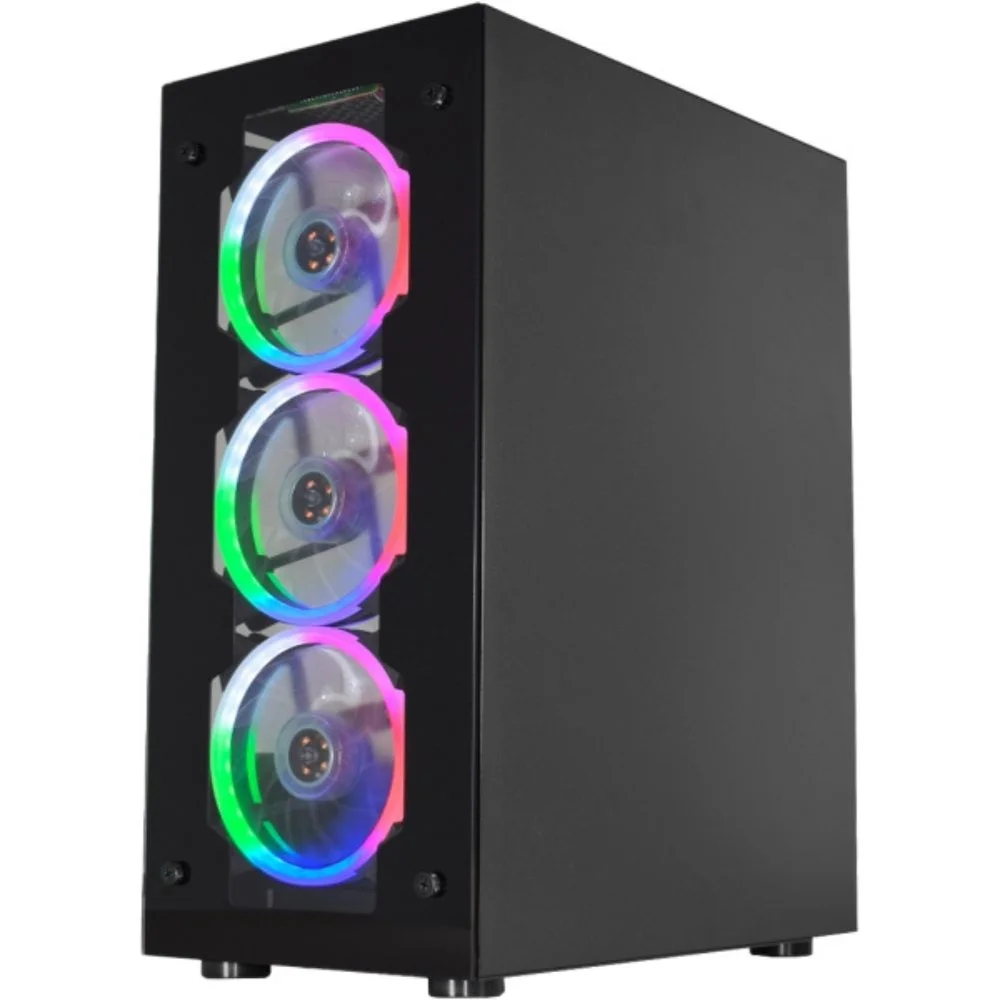 Imagem 3 de 5 do produto Gabinete Gamer Kmex Wind LED RGB - Cg10h3