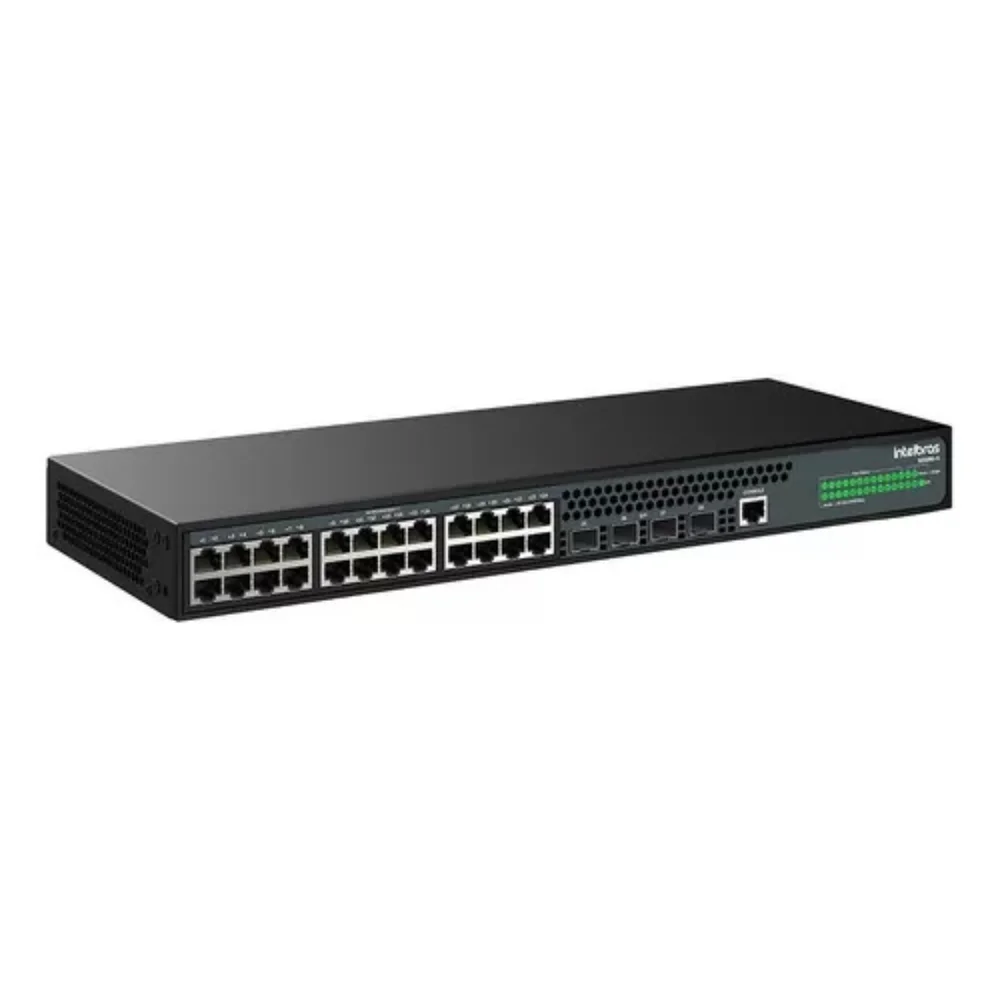 Imagem 4 de 5 do produto Switch Gerenciável 24P Gigabit S2328G-A e 4P SFP 1000 BASE-X, 4760106, INTELBRAS