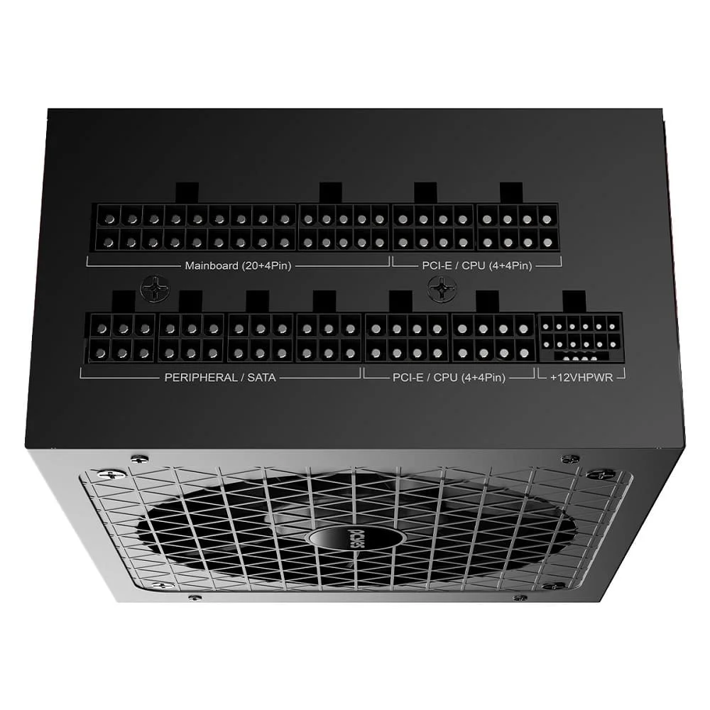 Imagem 4 de 5 do produto Fonte Gamer PCyes Aether 850w Full Modular Cybernetics Gold Pfc Ativo - 850wfmg