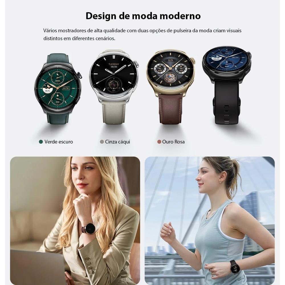 Smartwatch Mibro Lite 3 Pro, Gps, Bluetooth 5.3, Chamadas Bluetooth, Natação, Xpaw019, Dourado 8
