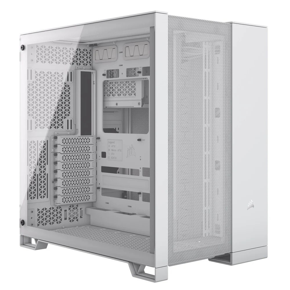 Gabinete Corsair 6500d Airflow Lateral De Vidro Temperado Atx Branco - Cc-9011260-ww Gabinete Corsair 6500d Airflow Lateral De Vidro Temperado Atx Branco - Cc-9011260-ww