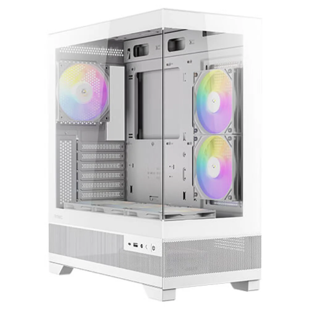 Gabinete Gamer Antec Cx700 RGB Elite White Lateral Vidro Temperado 4mm Atx/micro-atx/itx 6 Fans 1