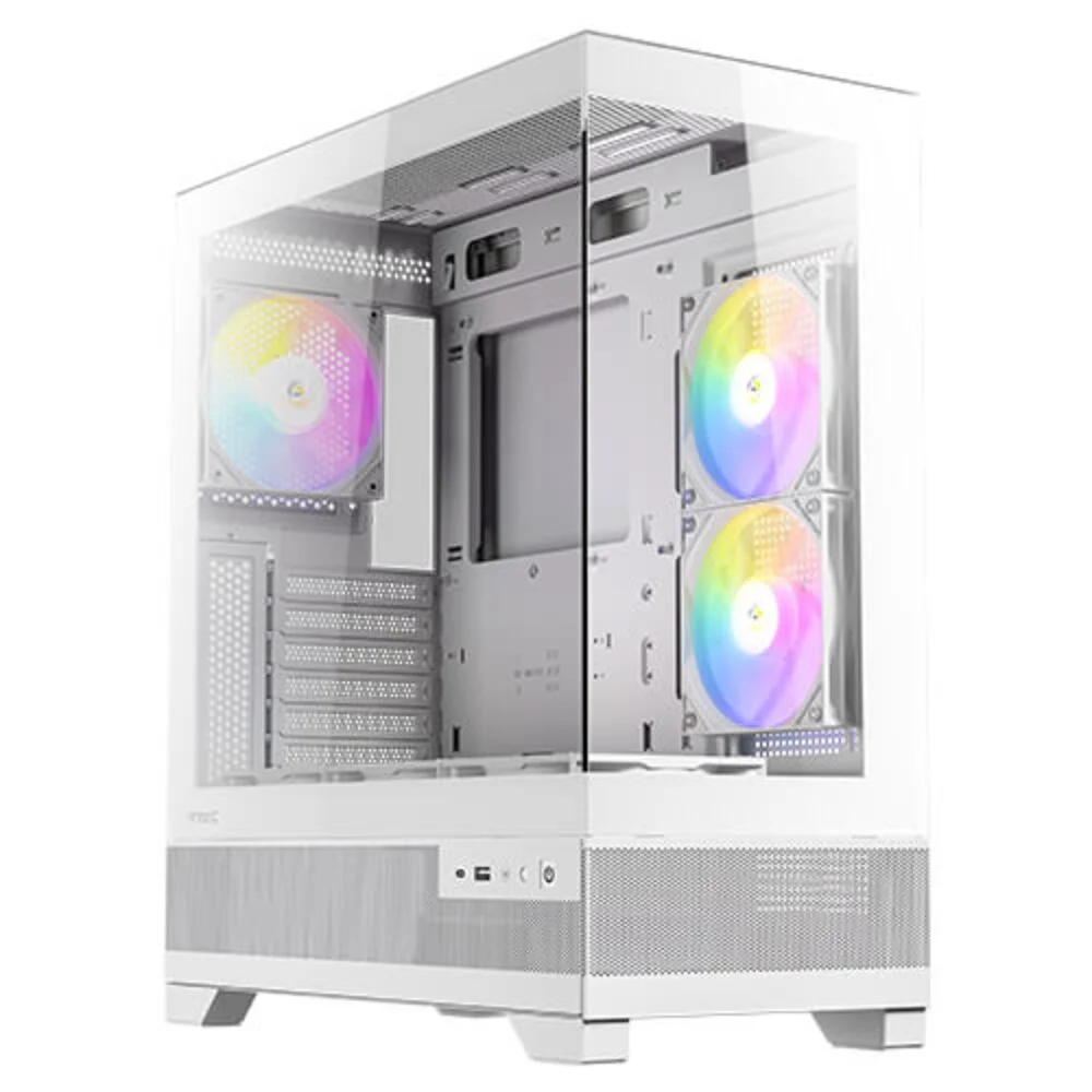 Imagem 3 de 5 do produto Gabinete Gamer Antec Cx700 RGB Elite White Lateral Vidro Temperado 4mm Atx/micro-atx/itx 6 Fans 1