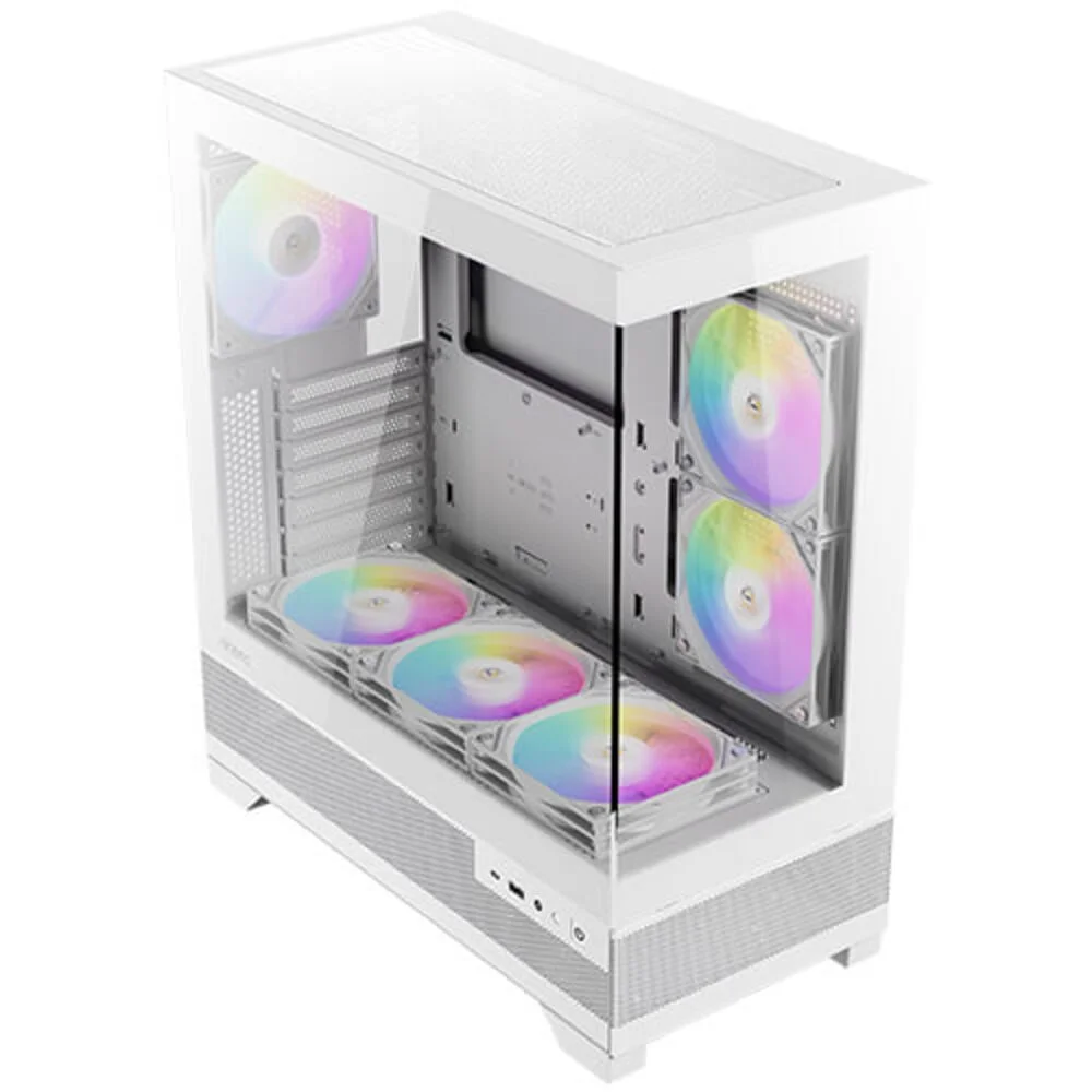 Imagem 4 de 5 do produto Gabinete Gamer Antec Cx700 RGB Elite White Lateral Vidro Temperado 4mm Atx/micro-atx/itx 6 Fans 1