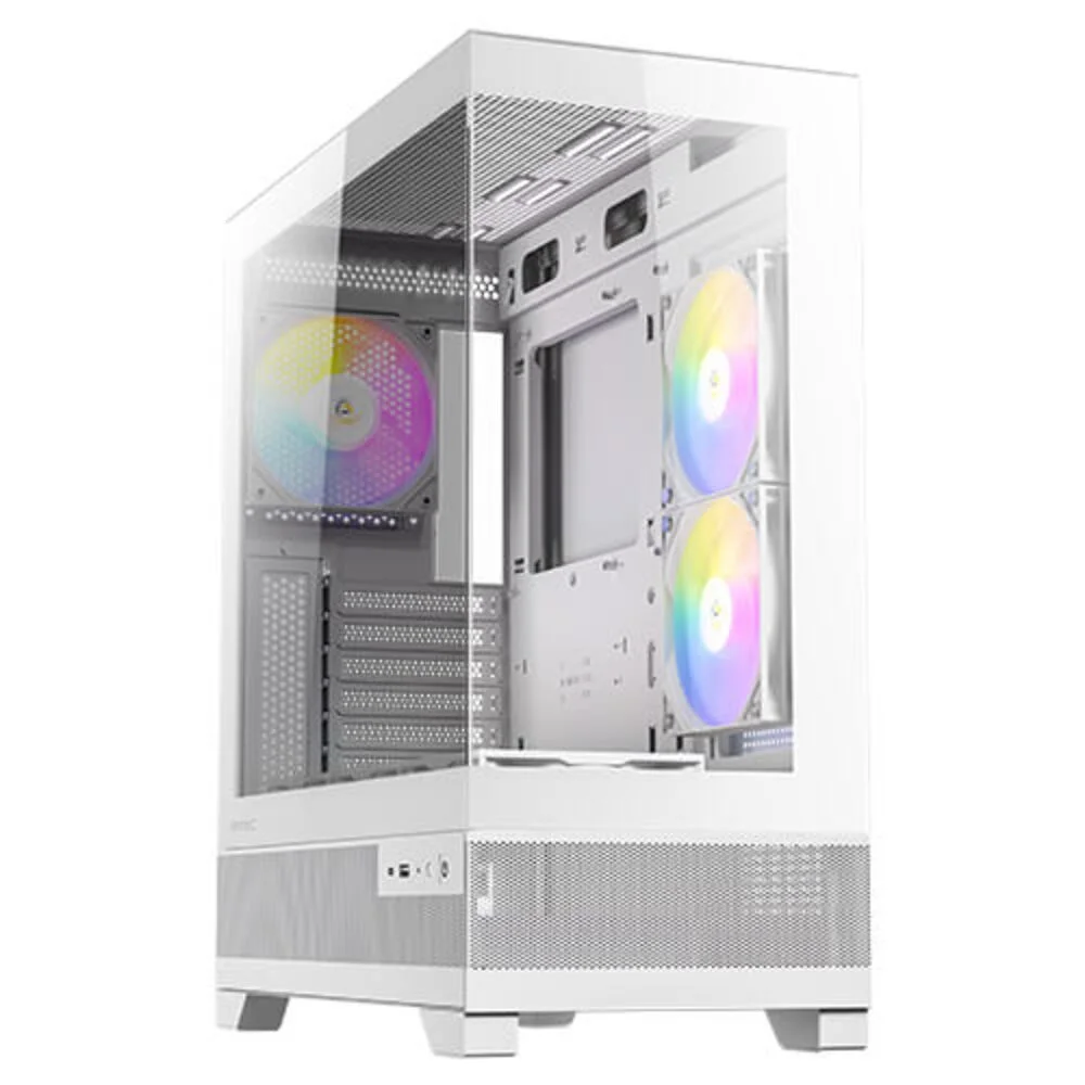 Imagem 5 de 5 do produto Gabinete Gamer Antec Cx700 RGB Elite White Lateral Vidro Temperado 4mm Atx/micro-atx/itx 6 Fans 1