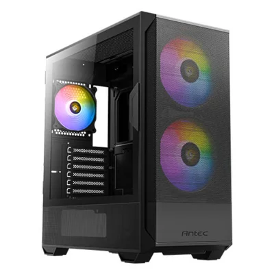 Gabinete Gamer Antec Nx416l Lateral Vidro Temperado Atx/m-atx/itx 2 Fans 120mm ARGB - 0-761345-10