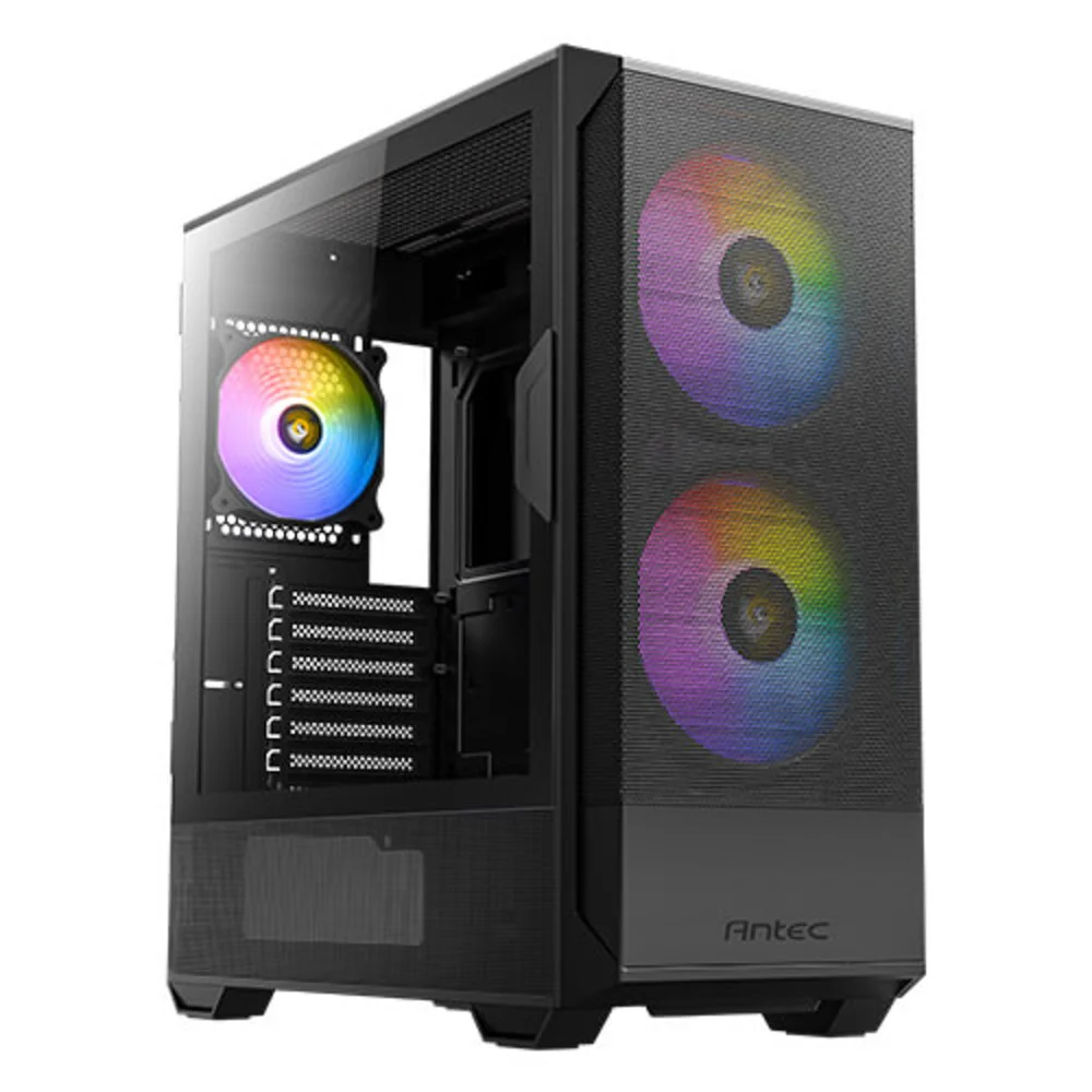 Gabinete Gamer Antec Nx416l Lateral Vidro Temperado Atx/m-atx/itx 2 Fans 120mm ARGB - 0-761345-10