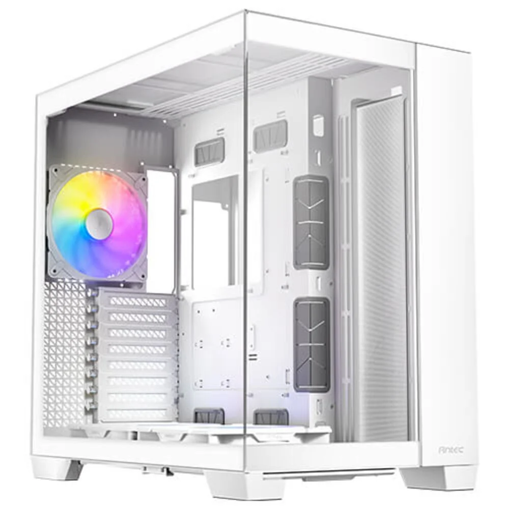 Imagem 3 de 5 do produto Gabinete Gamer Antec C8 ARGB White Lateral Vidro Temperado 4mm E-atx/atx/m-atx/itx 2 Fans 120mm B
