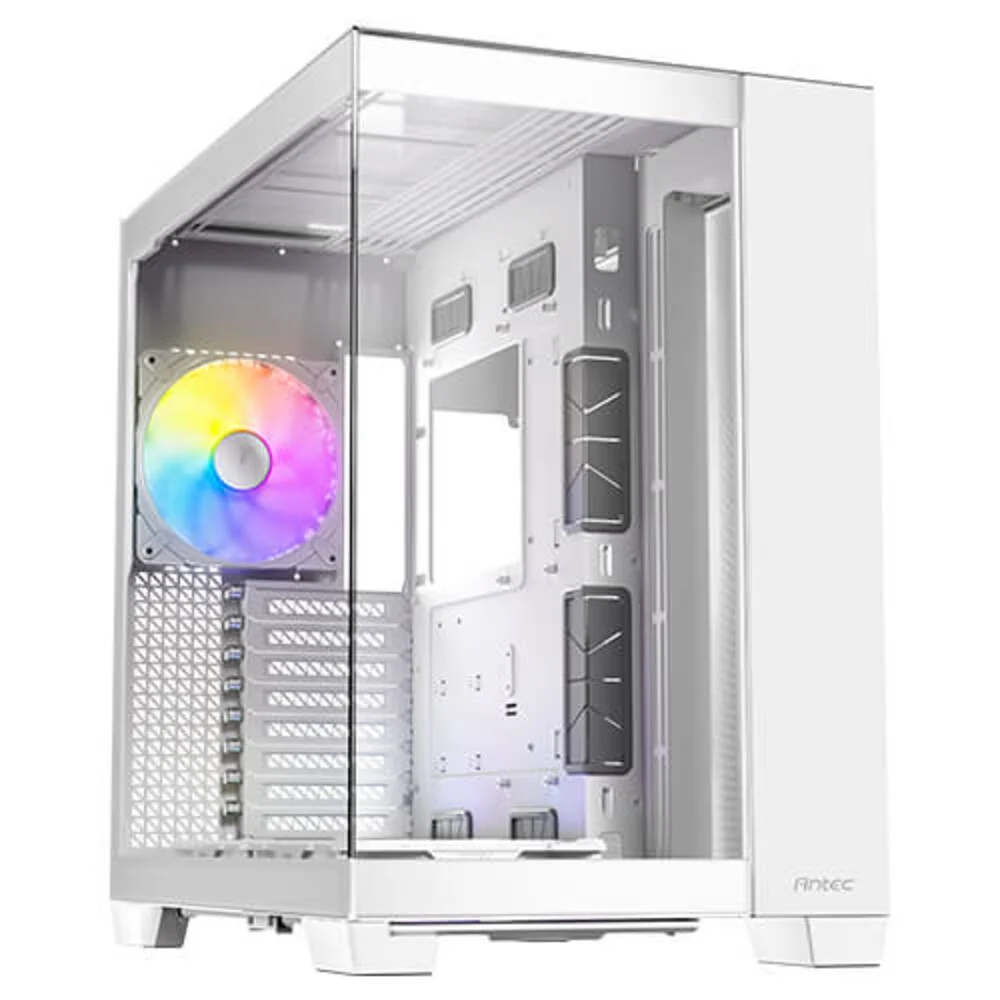 Imagem 5 de 5 do produto Gabinete Gamer Antec C8 ARGB White Lateral Vidro Temperado 4mm E-atx/atx/m-atx/itx 2 Fans 120mm B