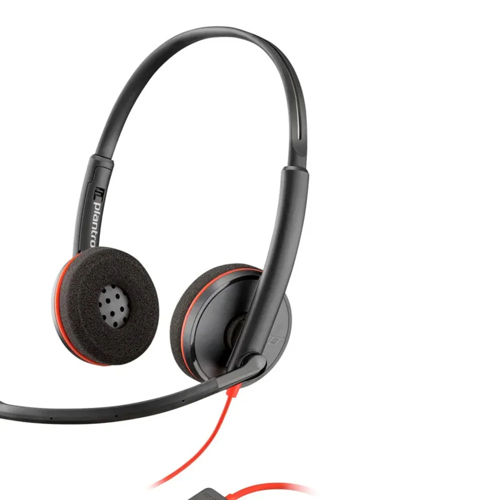 Imagem 2 de 5 do produto Headset Poly C3220 USB-A/C, Profissional com Áudio de Alta Qualidade