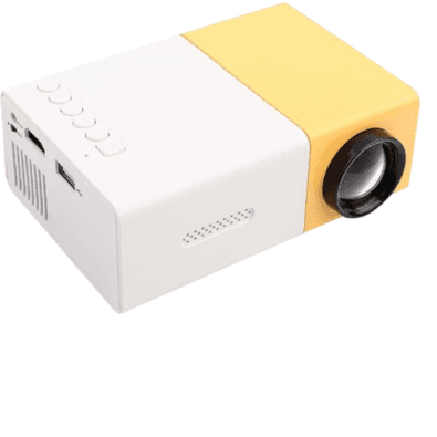 Mini Projetor Portátil 1080p 600 Lumens Yg300 LED HDMI