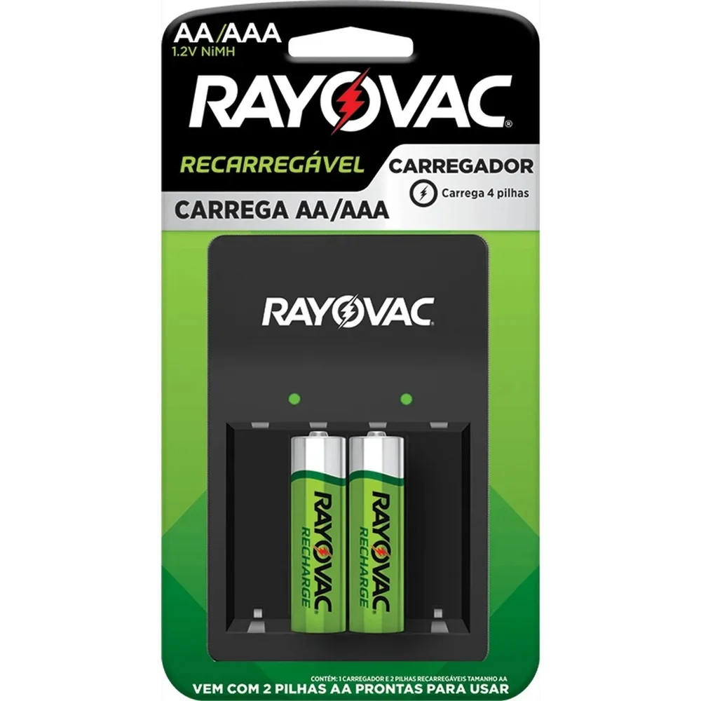 Carregador De Pilhas Aa/aaa Usb - Sm-4