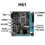 PC CPU Intel I5 3470/ Placa H61  S/memória S/HD