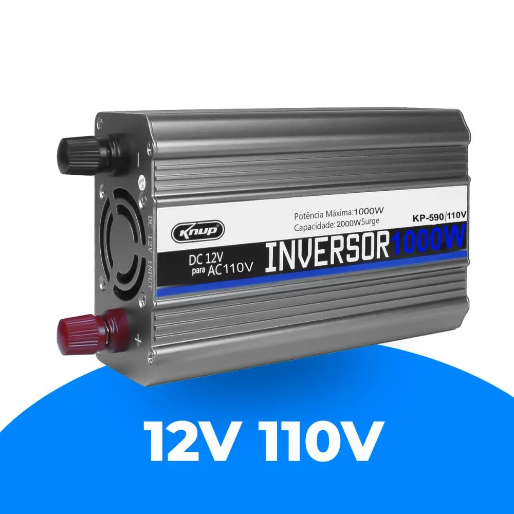 Imagem 5 de 5 do produto Inversor De Tensão 1000w 110v Função Ups Onda Trapezoidal Pwm