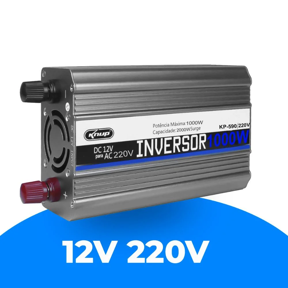 Imagem 3 de 5 do produto Inversor De Tensão 1000w 220v Função Ups Onda Trapezoidal Pwm
