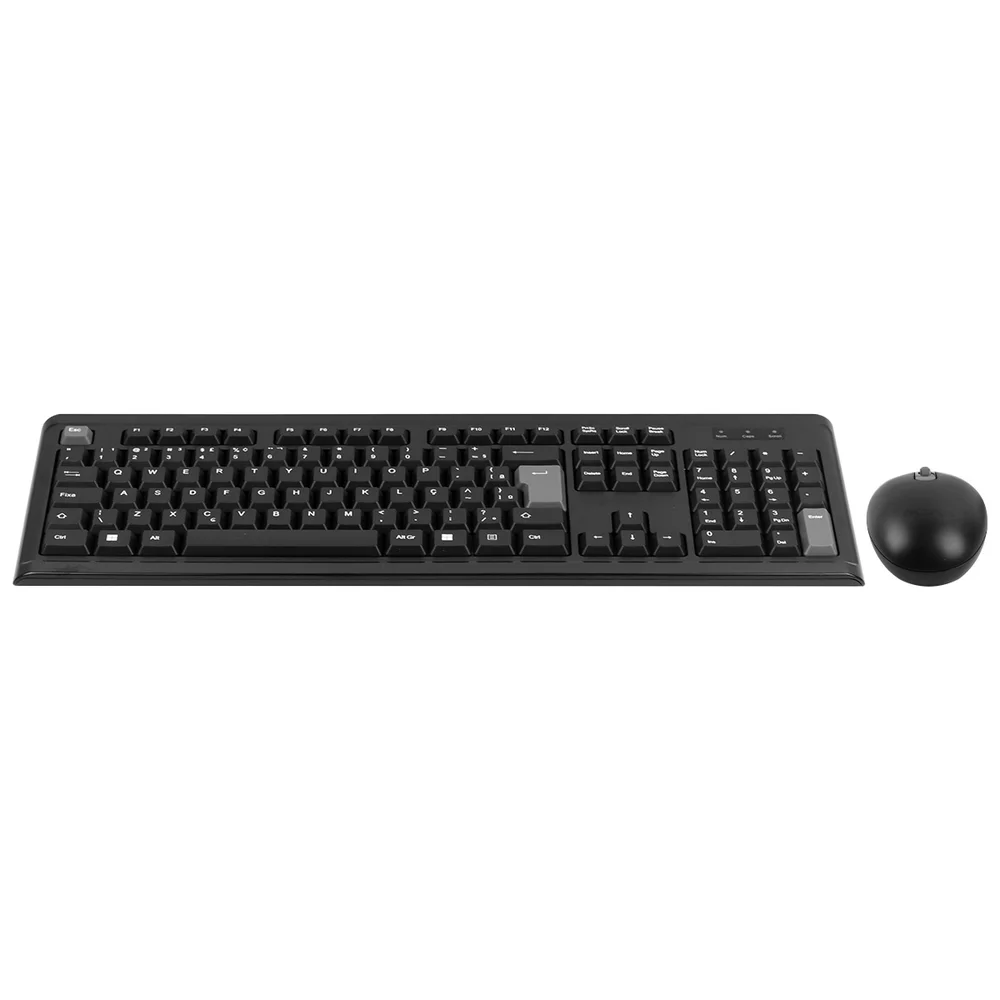 Imagem 4 de 5 do produto Kit Teclado E Mouse PCyes Classic Usb - Cabo 2 Metros - Kcbk