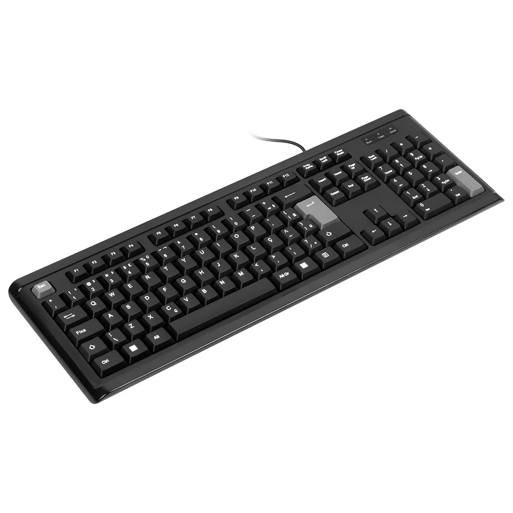 Imagem 5 de 5 do produto Kit Teclado E Mouse PCyes Classic Usb - Cabo 2 Metros - Kcbk
