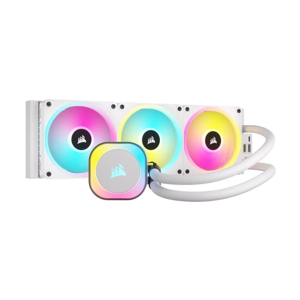 CORSAIR iCUE LINK TITAN 360 RX RGB (ホワイト Produtos com até 15 OFF no PIX KaBuM