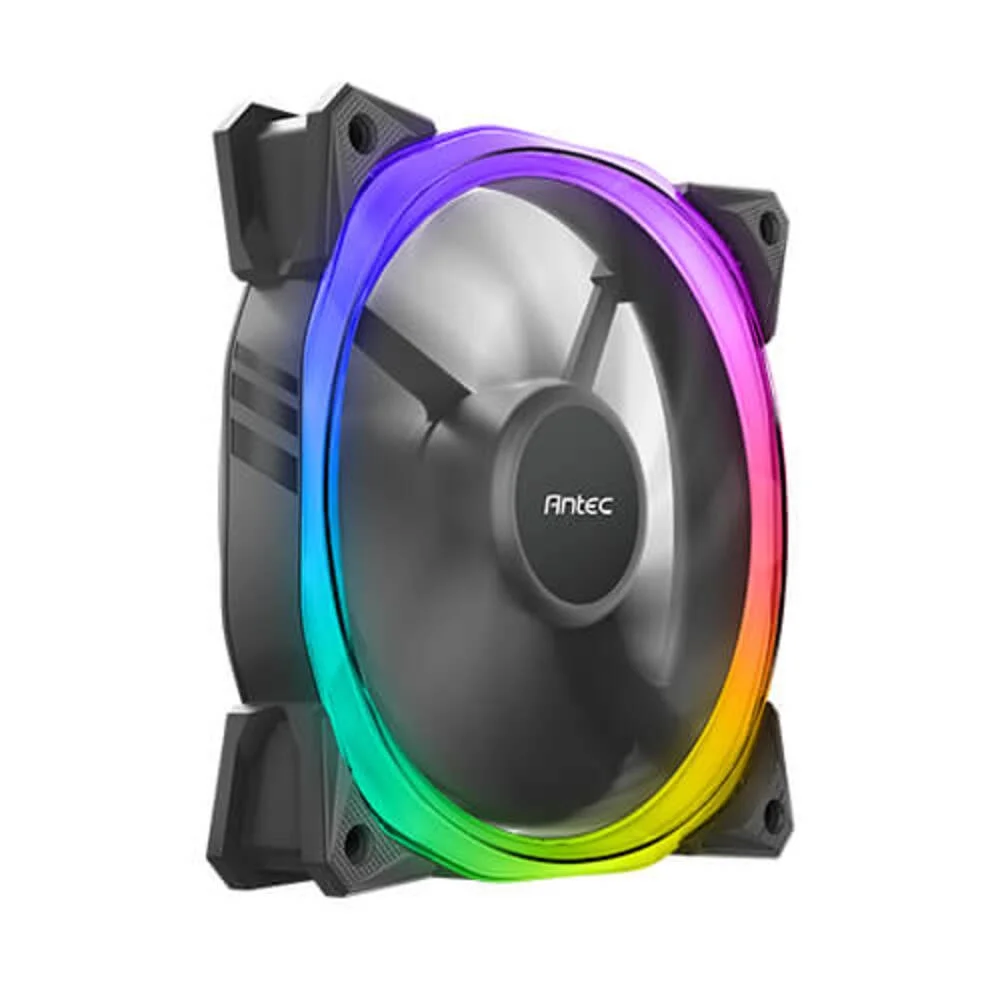 Imagem 4 de 5 do produto Kit Com 3 Cooler P/ Gabinete Antec Fusion 120 ARGB 3+c 120mm ARGB Pwm LED RGB - 0-761345-57010-7