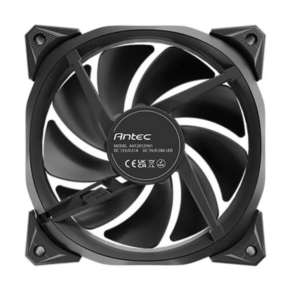 Imagem 5 de 5 do produto Kit Com 3 Cooler P/ Gabinete Antec Fusion 120 ARGB 3+c 120mm ARGB Pwm LED RGB - 0-761345-57010-7