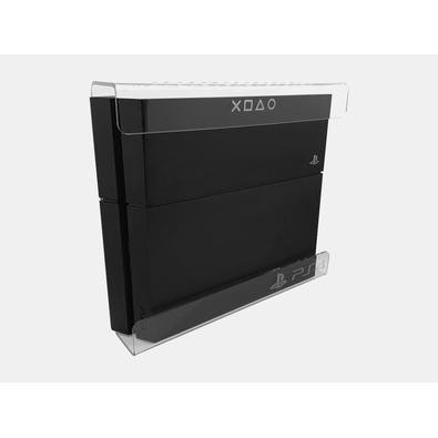 Suporte Parede Console Playstation 4 Slim - Ps4 Slim - Material Acrílico Cristal (transparente)
