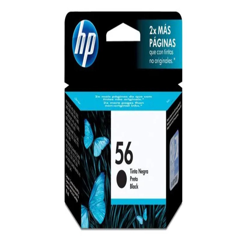 Cartucho de Tinta Hp 56 C6656ab C6656al Preto