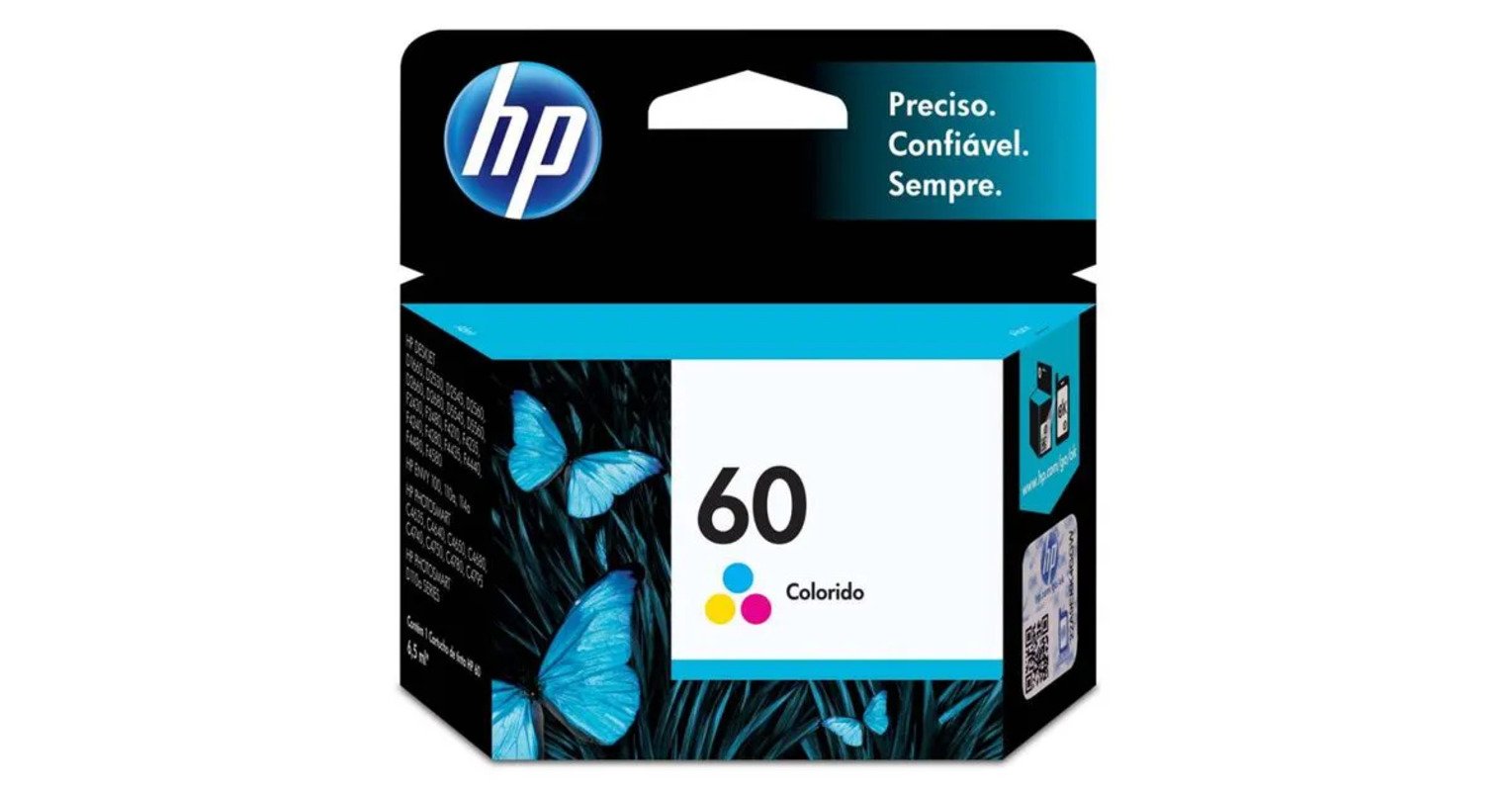 Cartucho De Tinta Hp 60 Cc643wb Color | Deskjet F4224 F4480 F4580 D1660 D110a D410a C4780