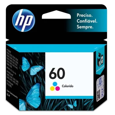Cartucho De Tinta Hp 60 Cc643wb Color | Deskjet F4224 F4480 F4580 D1660 D110a D410a C4780