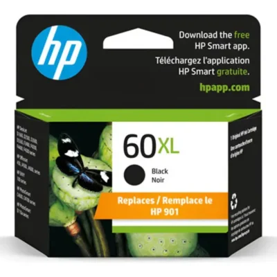 Cartucho De Tinta Hp 60xl Cc641wb Preto | Deskjet F4224 F4480 F4580 D1660 D110a D410a C4780