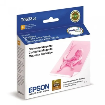 Cartucho De Tinta Epson To63320 Magenta | Stylus C67 C87 Cx3700 Cx4100