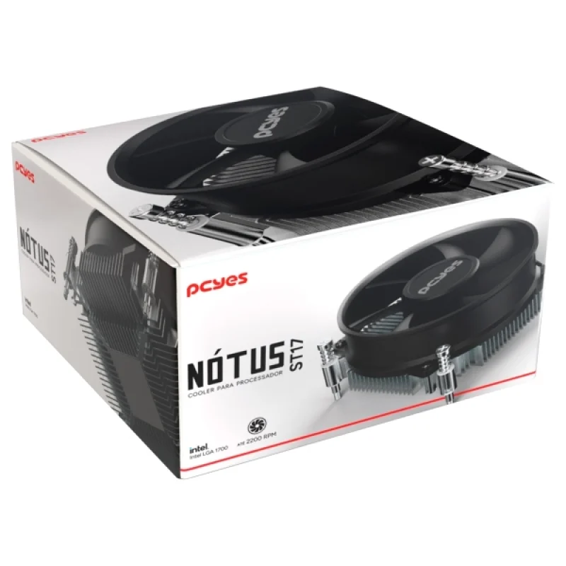 Cooler Para Processador PC Yes Notus St17 LGA 1700 Cooler Para Processador PC Yes Notus St17 LGA 1700