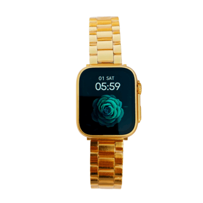 Smartwatch Ultra Mini Gold 41mm Serie 9 Chamadas 2 Pulseiras