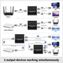 Divisor De Rede De 1000 Mbps Lan Cat 6 Ethernet Rj45 1 A 2 Gigabit Splitter