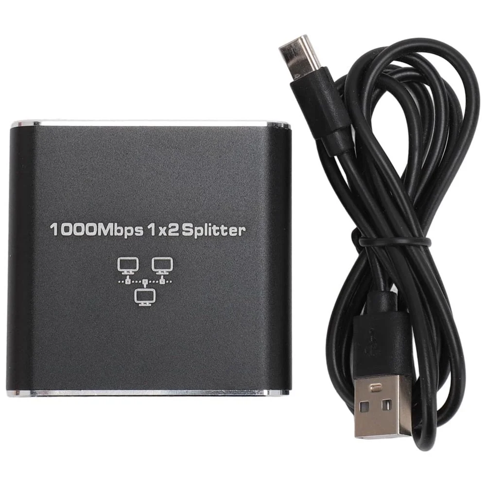 Divisor De Rede De 1000 Mbps Lan Cat 6 Ethernet Rj45 1 A 2 Gigabit Splitter