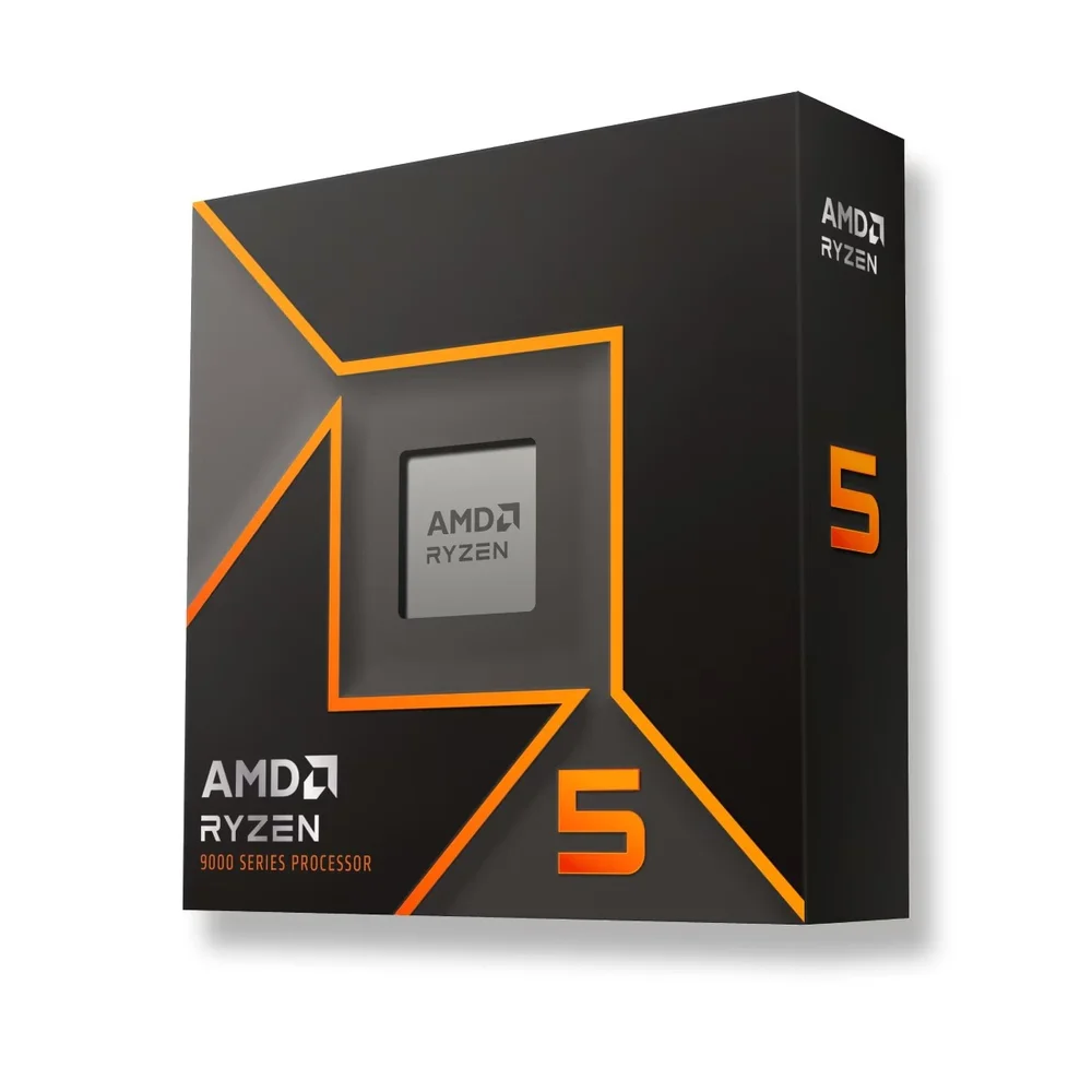 Processador Amd Ryzen 5 9600x 3.9ghz (5.4ghz Turbo) 6 Cores 12 Threads Am5 38mb Radeon Graphics Sem Cooler - 100-100001405wof