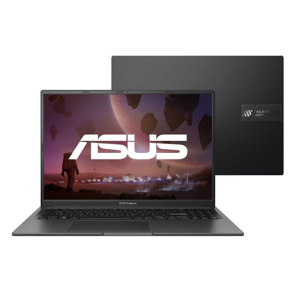Notebook Asus Vivobook 16x K3605zf RTX 2050 Intel Core I5 12500h 8GB Ram 512gb SSD Linux Keepos Tela 16" 120hz Indie Black - N1421