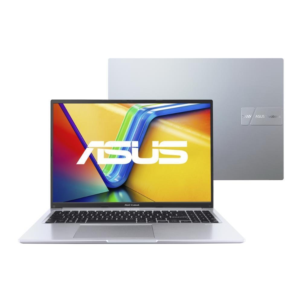 Notebook Asus Vivobook 16 X1605va Intel Core I7 1355u 16gb Ram 1TB SSD WINDOWS 11 Home Tela 16” Ips Fhd Cool Silver - Mb764w
