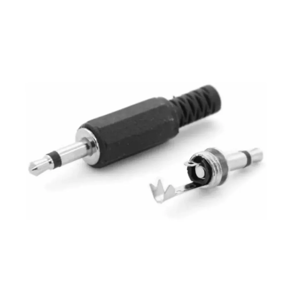 Imagem 2 de 5 do produto 10 Peças Plug P2 Mono Plastico C/rabicho
