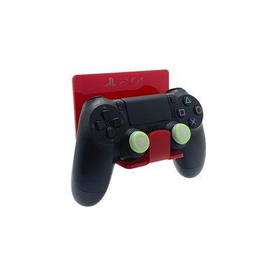 Suporte Controle Parede Playstation 4 - Ps4 - Material Acrílico Vermelho