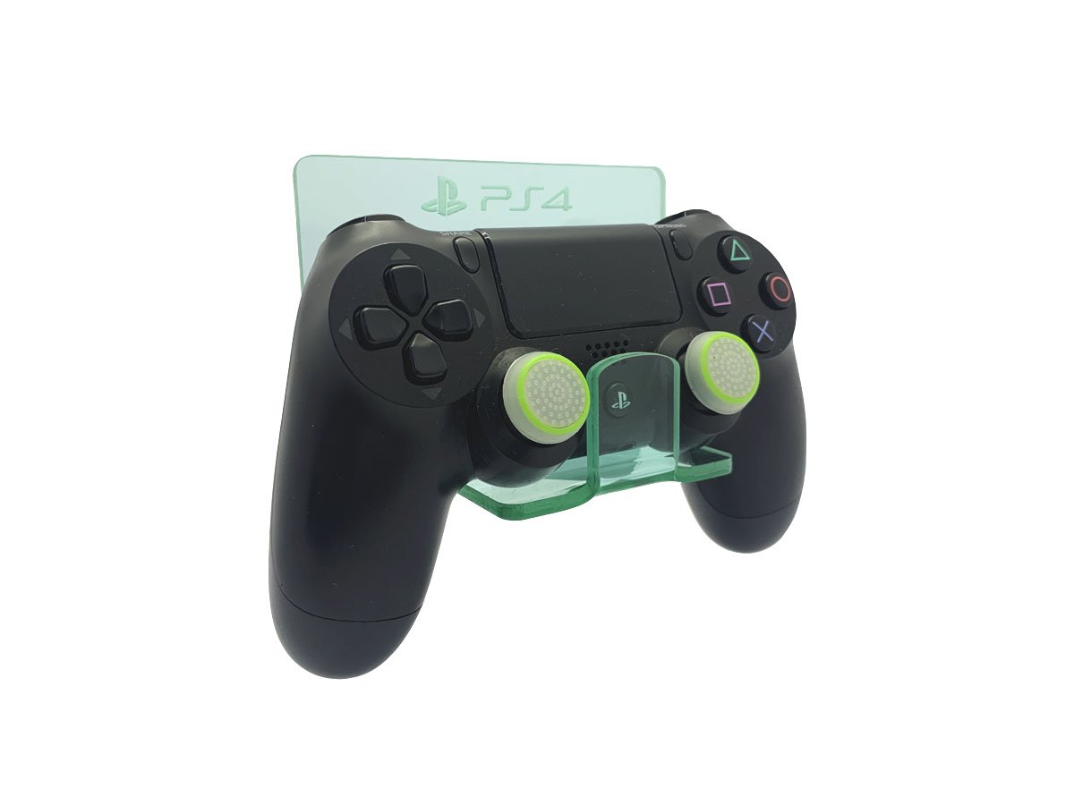 Suporte Controle Parede Playstation 4 - Ps4 - Material Acrílico Vidro (acrílico Que Imita Vidro)