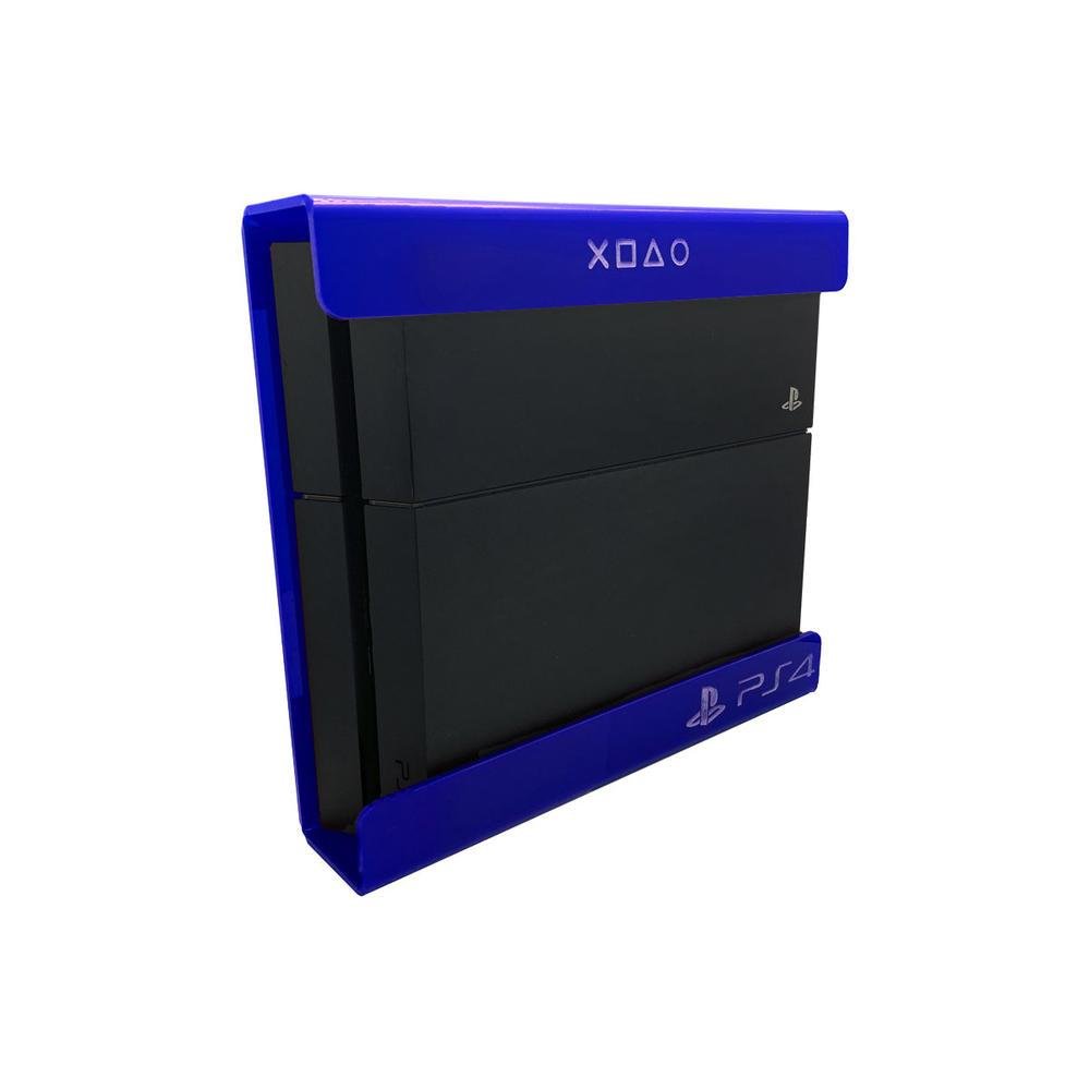Suporte Parede Console Playstation 4 Pro - Ps4 Pro - Material Acrílico Preto Suporte Parede Console Playstation 4 Pro - Ps4 Pro - Material Acrílico Preto