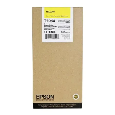 Cartucho De Tinta Epson T5964 Amarelo | Epson Stylus Pro 7700 7890 9890