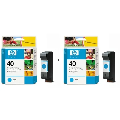Cartucho De Tinta Hp 40 Kit 2 51640c Ciano | Hp 200 300 330 400 430
