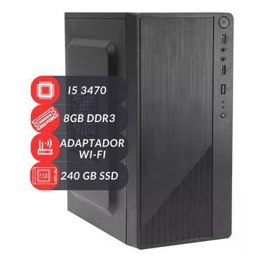 PC CPU Intel I5 3470 , Placa H61 , 8GB ,SSD 240GB