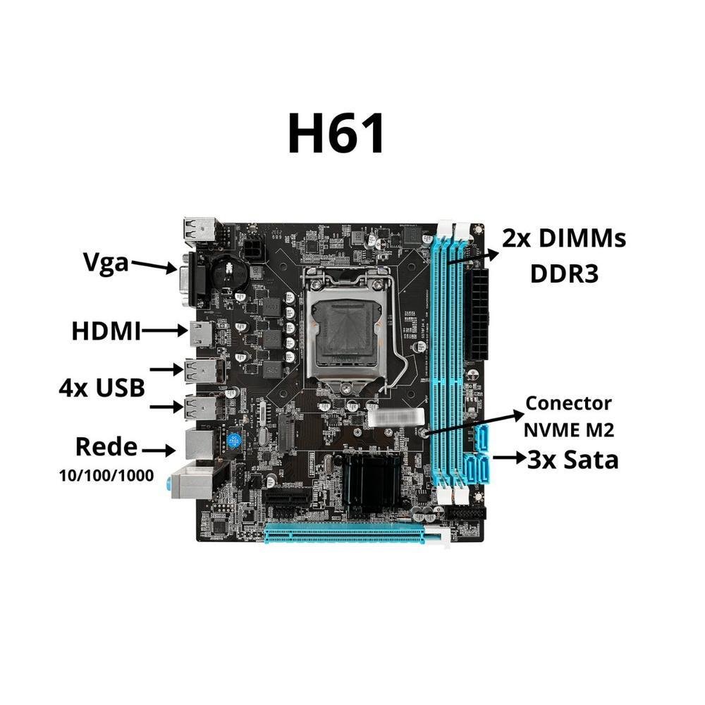 PC CPU Intel I5 3470 , Placa H61 , 8GB ,SSD 240GB PC CPU Intel I5 3470 , Placa H61 , 8GB ,SSD 240GB