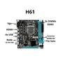 PC CPU Intel I5 3470 , Placa H61 , 8GB ,SSD 240GB
