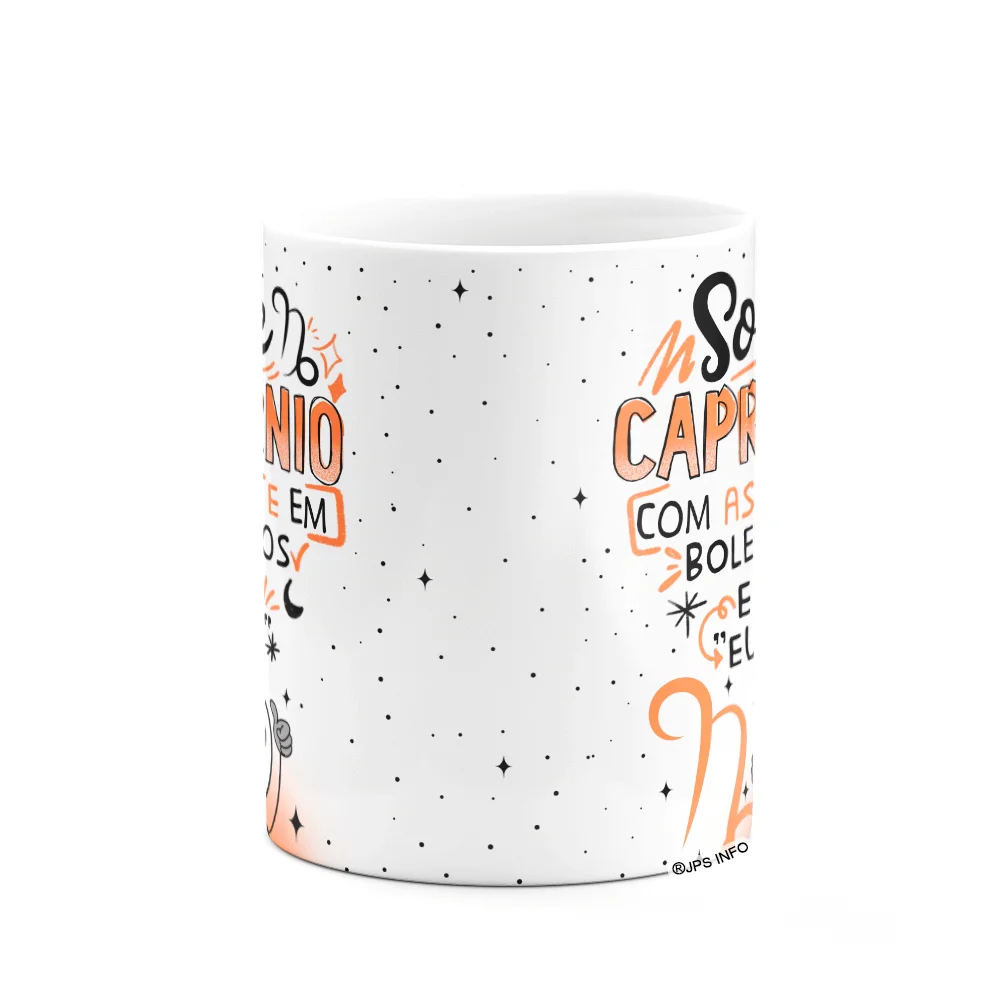 Imagem 3 de 3 do produto Caneca Funny Signos - Sou De Capricórnio - 325ml Branca